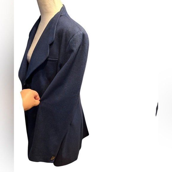 Gianfranco Ebeyer Elegant Blue Blazer and Skirt Set size 12 - Picture 7 of 11